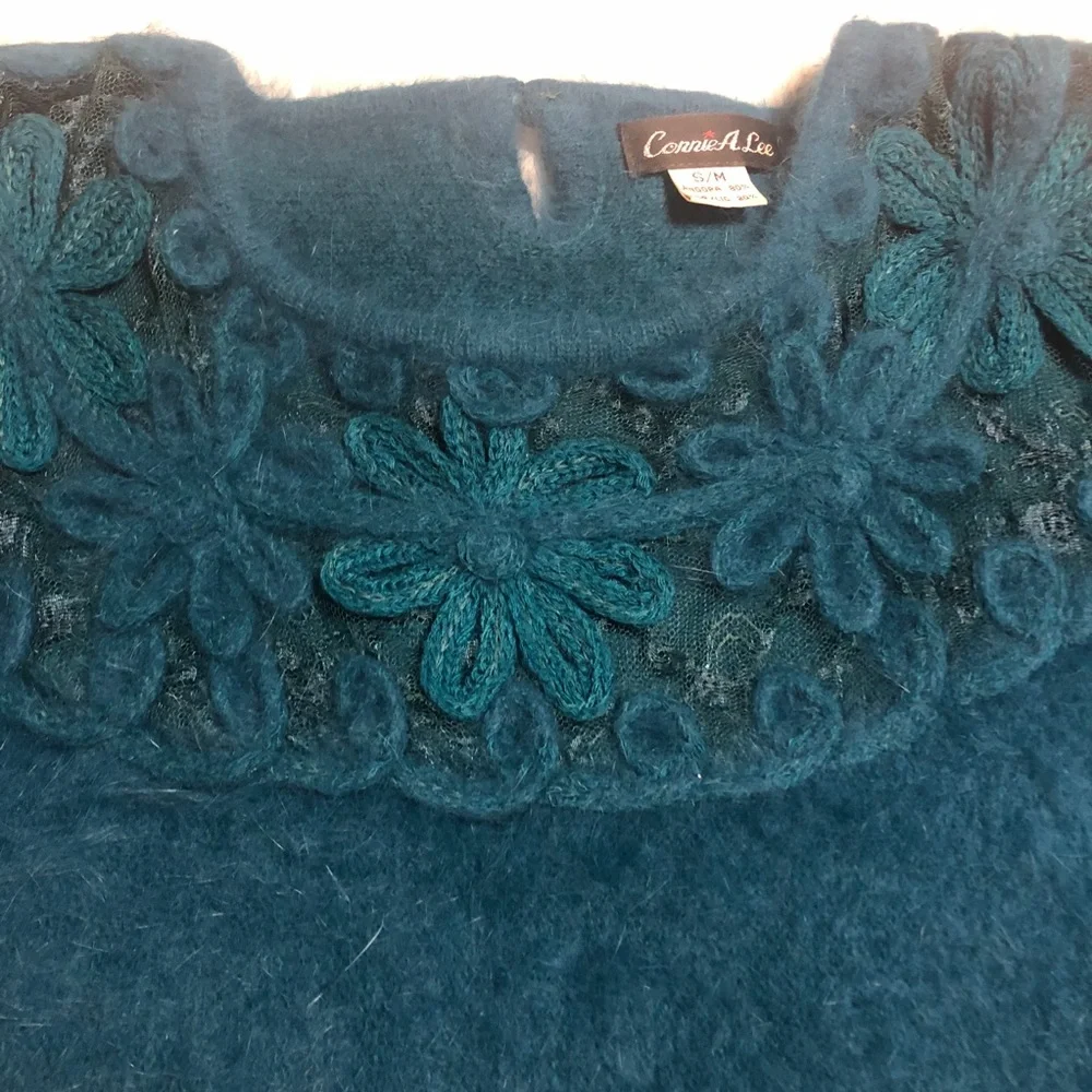 Vintage Connie A Lee‎ Angora Fuzzy Sweater